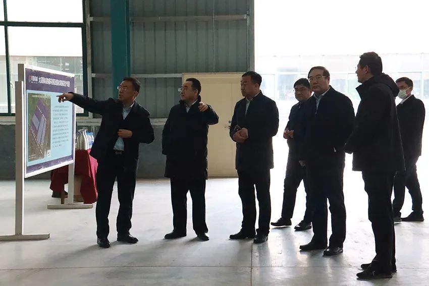 濟(jì)寧市委常委，市政府副市長(zhǎng)、黨組副書記王宏偉蒞臨天意機(jī)械調(diào)研大宗固廢項(xiàng)目